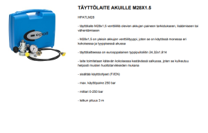 TÄYTTÖLAITE AKUILLE M28X1.5 2