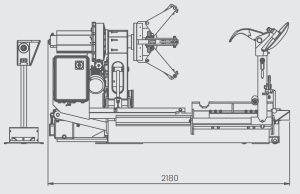 Raskaankaluston rengaskone 14-26" max leveys 1000mm, max halkaisija 1500mm 3