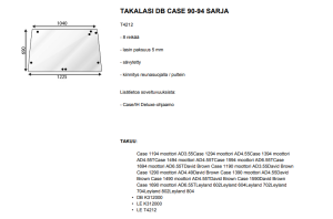 TAKALASI DB CASE 90-94 SARJA 2