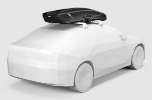 Thule Vector M Kiiltävä mus 3
