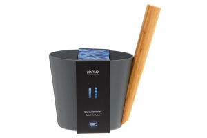 Rento Saunakiulu alumiini harmaa 2