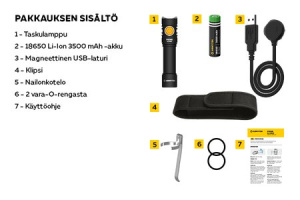 ARMYTEK PRIME C2 PRO MAGNET XHP50.2 2400 LM 3