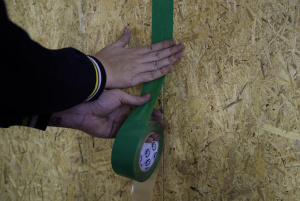 Airtight Flex Höyrynsulkuteippi - vihreä 50mm x 25m 3