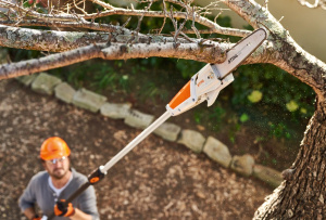 HTA 50.0 SET Akkuoksasaha, teleskooppi, Stihl 3