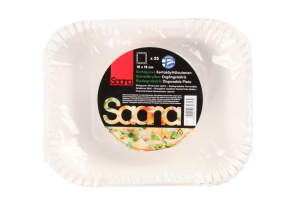 Saana lautanen grilli BIO 16x19 cm 25kpl 2