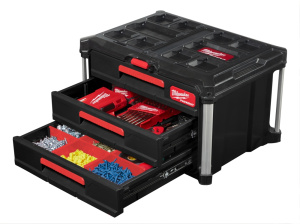 TYÖKALUPAKKI 3 VETOLAATIKKOA PACKOUT, Milwaukee 5