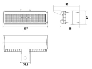 OPTIBEAM SLIMX AMBIENT LED TYÖVALO 9