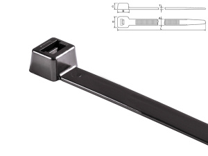 HELLERMAN NIPPUSIDE 100KPL 200X4,6 MUSTA 2