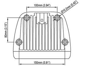 NORDIC PICTOR LED FLOOD DOWNSIDE N7301 32W 12-24V 3