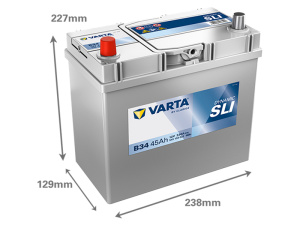 VARTA DYNAMIC SLI 45AH 330A 238X129X227MM +/- 2