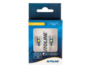 LED-POLTTIMOPARI T5 5000K CAN AUTOLINE YELLOW TECH 2