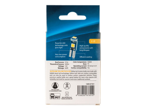 LED-POLTTIMOPARI T5 5000K CAN AUTOLINE YELLOW TECH 3