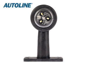 AUTOLINE LED ÄÄRIVALO PUN/VAL. KUMIVARSI 12-24V 3