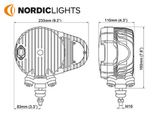 NORDIC SCULPTOR N6002 OIKEA  ALAKIINNIKE DUALBEAM LED AJOVALO 4