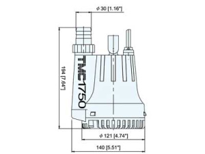 UPPOPUMPPU 12V 1750GPH 2