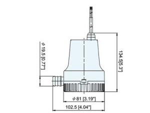 PILSSIPUMPPU 12V 400GPH 2
