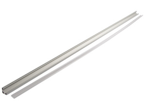 KULMA ALUMIINIPROFIILI LED VALONAUHALLE 1M 3