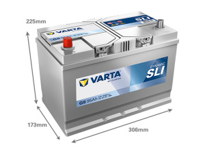 VARTA DYNAMIC SLI 95AH 830A 306X173X225MM +/- 2