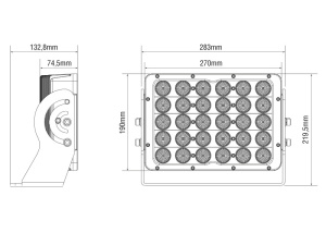 LED-TYÖVALO 9-36V 150W 3