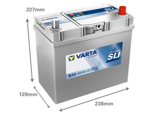 VARTA DYNAMIC SLI 45AH 330A 238X129X227MM -/+ 2