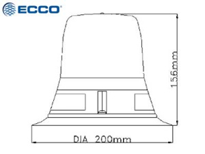 LED-MAJAKKA 12/24V CAP168/ICAO MAGNEETTIKIINN. 2