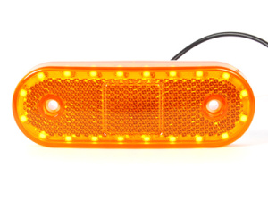 LED-ÄÄRIVALO KELT. 12/24V 114X40MM 3
