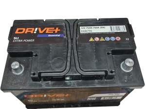 DRIVE+ AKKU 75AH 750A 2