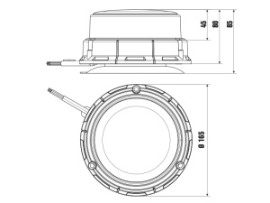 OPTIBEAM DARK PHANTOM MAJAKKA 170MM MAGNEETTI 5