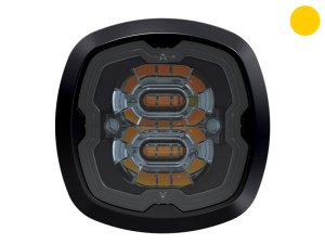 AXIXTECH CR06 KELT LED-VAROITUSVILKKU TUMMA R65 CLASS 1 2