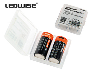 AKKU 16340 2 KPL 700MAH 3,7V MICRO USB LATAUSPORTILLA 2