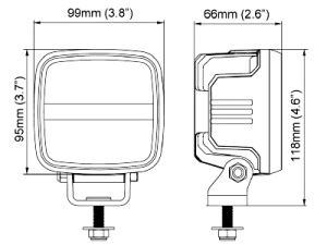 NORDIC LED SCORPIUS GO 420 12-24V 28W WIDEFLOOD 3
