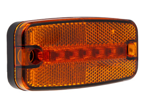 TRUCK VISION LED-ÄÄRIVALO/TASOVILKKU R65 KELT. 5M ADR 2