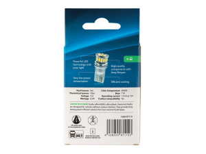 LED-POLTTIMOPARI T10 6000K AUTOLINE GREEN TECH 3