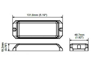 AXIXTECH MS26 KELTAINEN LED-TASOVILKKU R65 CLASS 2 3
