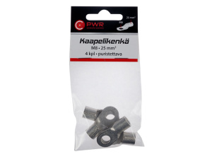 C-PWR KAAPELIKENKÄ M8 25MM2 4KPL PURISTETTAVA 2