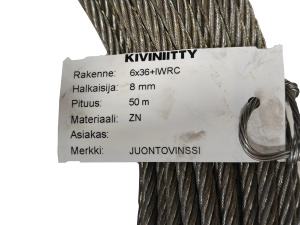 Vinssin vaijeri  8mm 50M  2