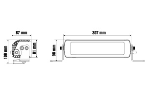OPTIBEAM SAVAGE 12 LED KAUKOVALO * 11
