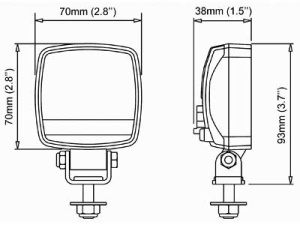 NORDIC LED KL1501 12-24V 10W FLOOD 2