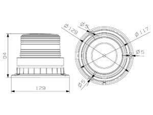 LED-MINIMAJAKKA 10-110V 3-P. KELT 2