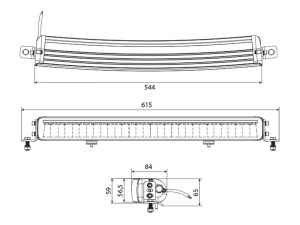 W-LIGHT COMBER II FRAMELESS  LED KAUKOVALO 6
