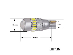 LED-POLTTIMOPARI T10 5000K CAN AUTOLINE YELLOW TECH 4