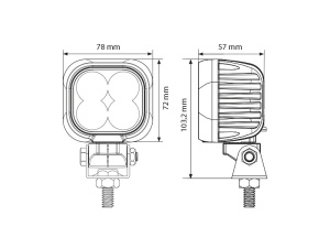 BULLBOY AGRILINE LED-TYÖVALO 9-32V 40W 7