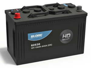 GLOBE HD 130AH 345X175X285 +/- 840A EN 2