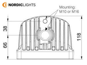 NORDIC PICTOR 620 LED FLOOD DOWNSIDE M16 TT 4