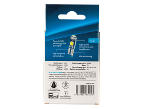 LED-POLTTIMOPARI T5 6000K CAN AUTOLINE BLUE TECH 3