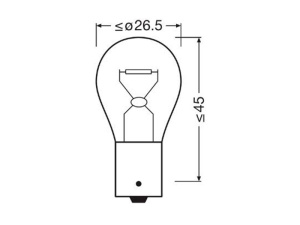 OSRAM TRUCKSTAR PRO 24V P21W 4