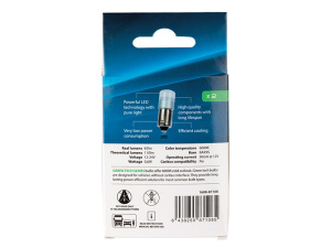 LED-POLTTIMOPARI BAX9S 6000K AUTOLINE GREEN TECH 3