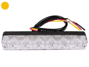 AXIXTECH ES6 KELTAINEN.LED-TASOVILKKU R65  129MM 2