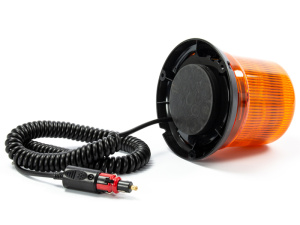 AXIXTECH B14 KELTAINEN LED-MAJAKKA R65 MAGNEETTI 12/24 2