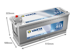 VARTA PROMOTIVE SLI 140AH 800A 513X189X223MM +/- 2